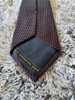 90s Vintage Ermenegildo Zegna Designer Silk Tie